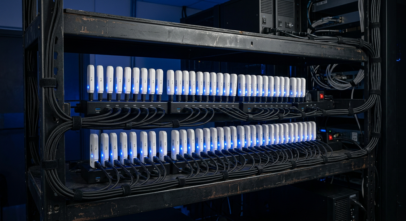 ProxyStyler infrastructure - server rack